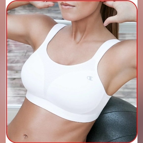Champion Other - Champion Spot Comfort Full Support Sports Bra White, 36D